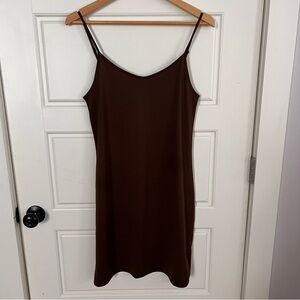 Banana Republic True Hues Brown Slip Dress